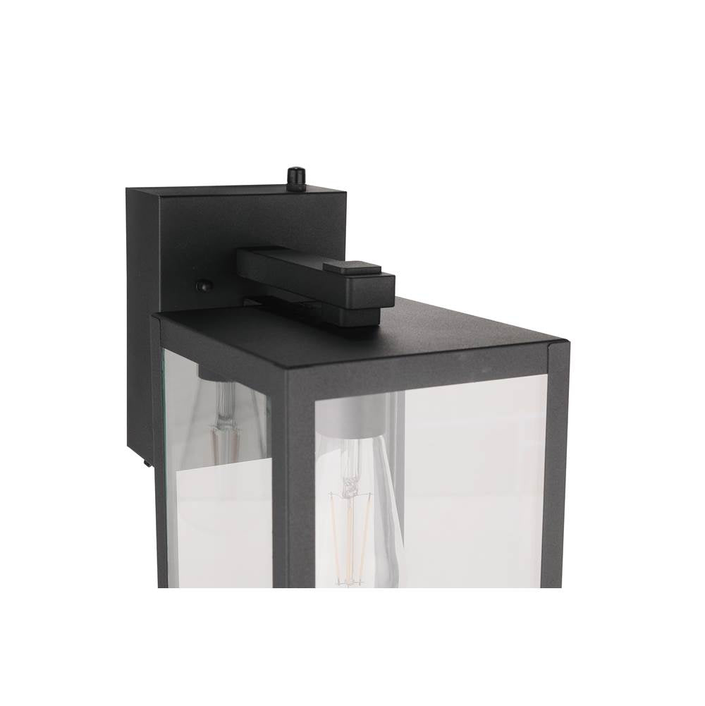 Craftmade ZA7114-TB-PCO Textured Black Harris 1 Light 15.63'' Outdoor Lantern In Textured Black With Photocell, Dusk-to-dawn, And Gfci Image 4