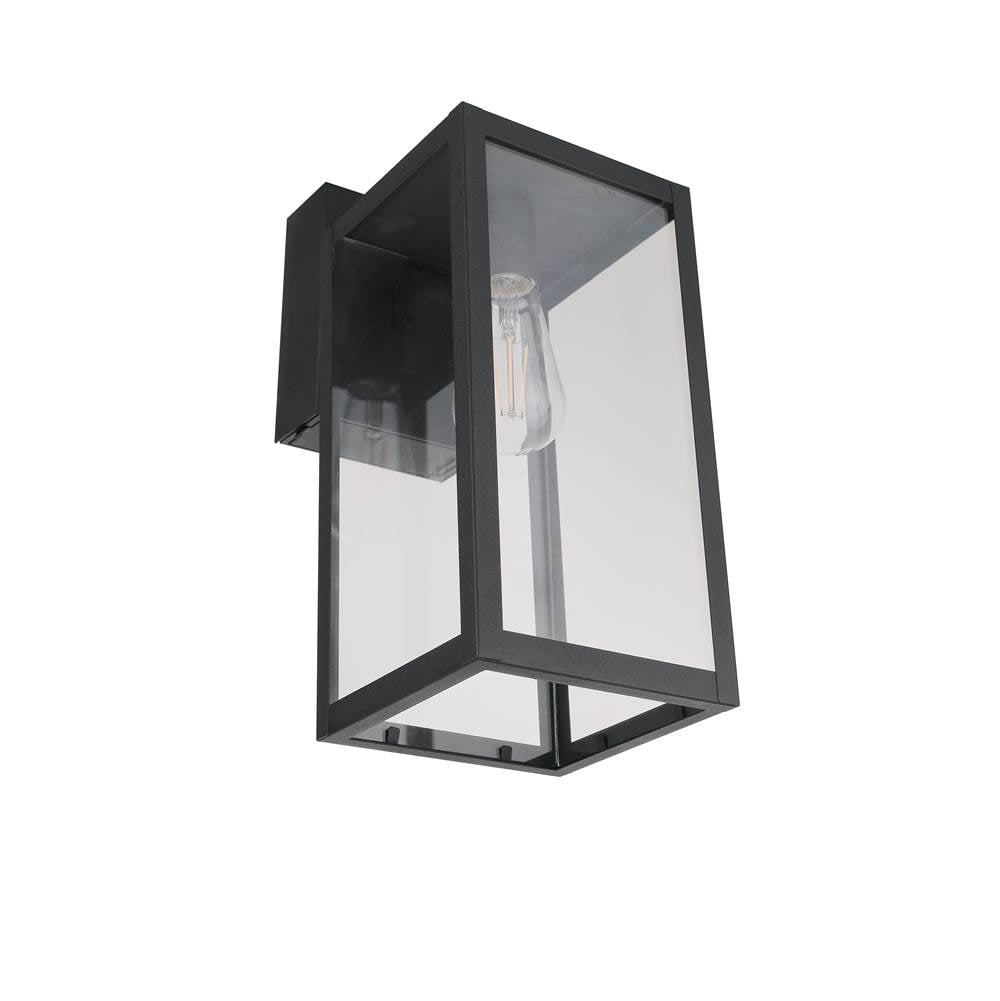 Craftmade ZA7114-TB-PCO Textured Black Harris 1 Light 15.63'' Outdoor Lantern In Textured Black With Photocell, Dusk-to-dawn, And Gfci Image 2