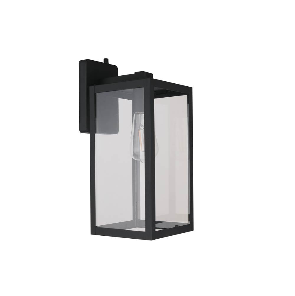 Craftmade ZA7114-TB-PC Textured Black Harris 1 Light 15.63'' Outdoor Lantern In Textured Black With Photocell And Dusk-to-dawn Image 7
