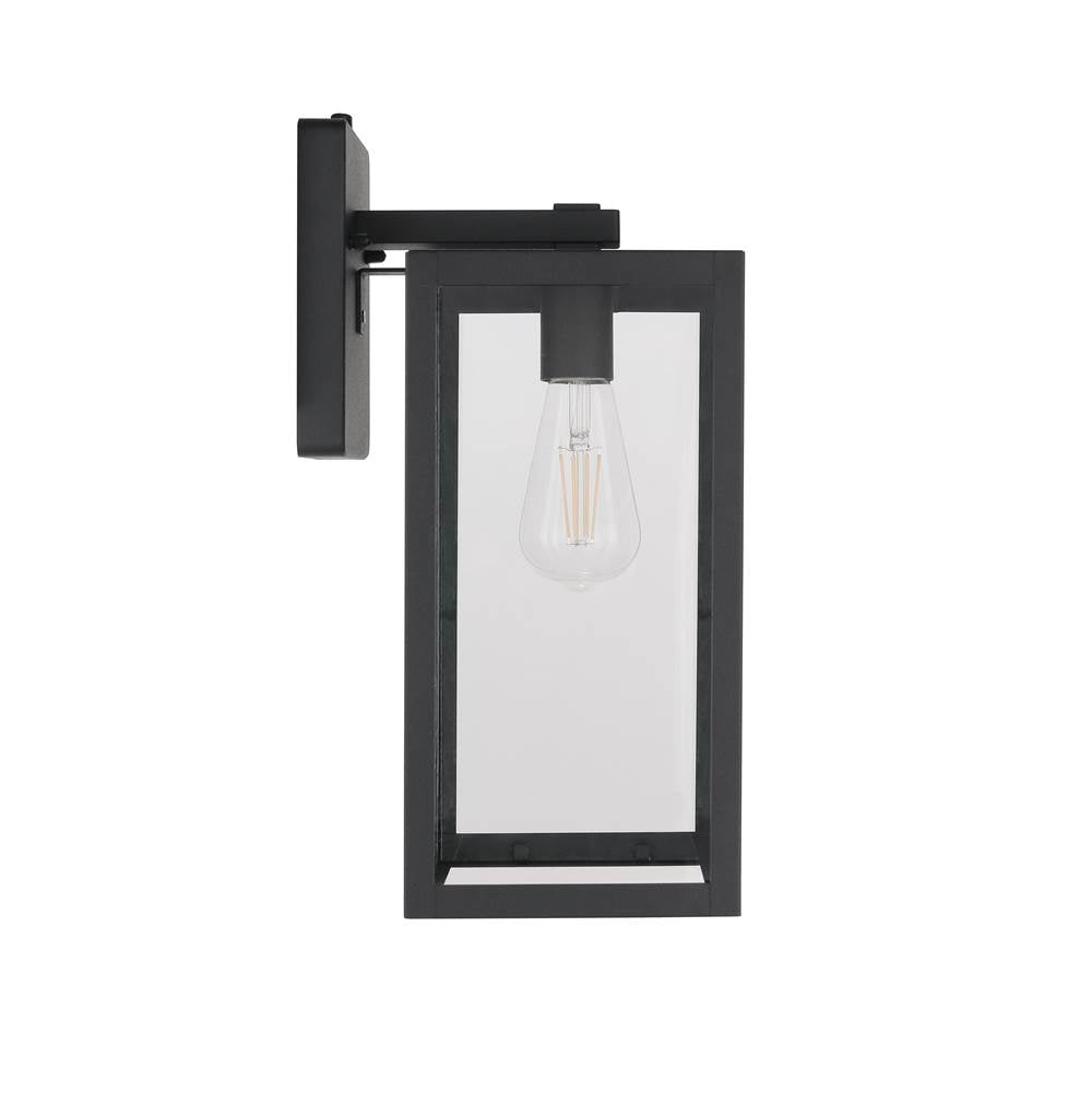 Craftmade ZA7114-TB-PC Textured Black Harris 1 Light 15.63'' Outdoor Lantern In Textured Black With Photocell And Dusk-to-dawn Image 5