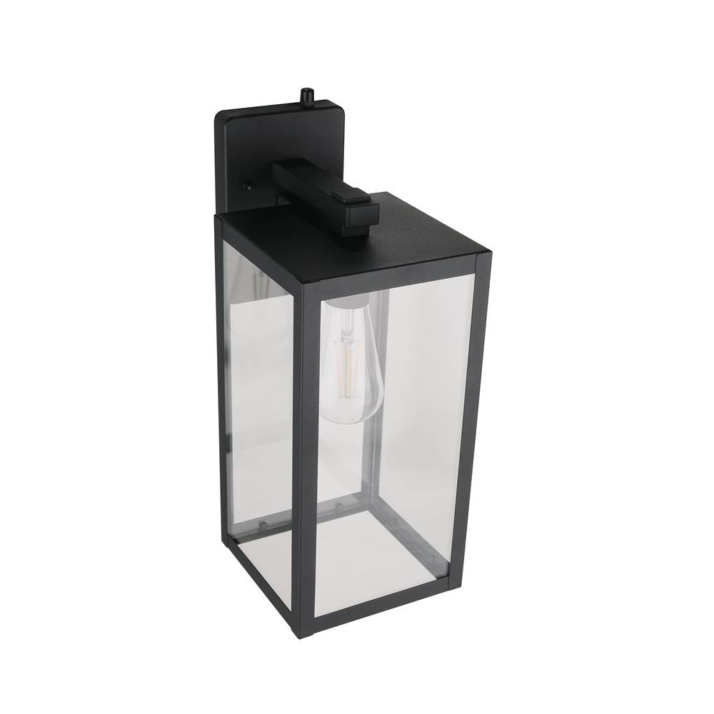Craftmade ZA7114-TB-PC Textured Black Harris 1 Light 15.63'' Outdoor Lantern In Textured Black With Photocell And Dusk-to-dawn Image 4