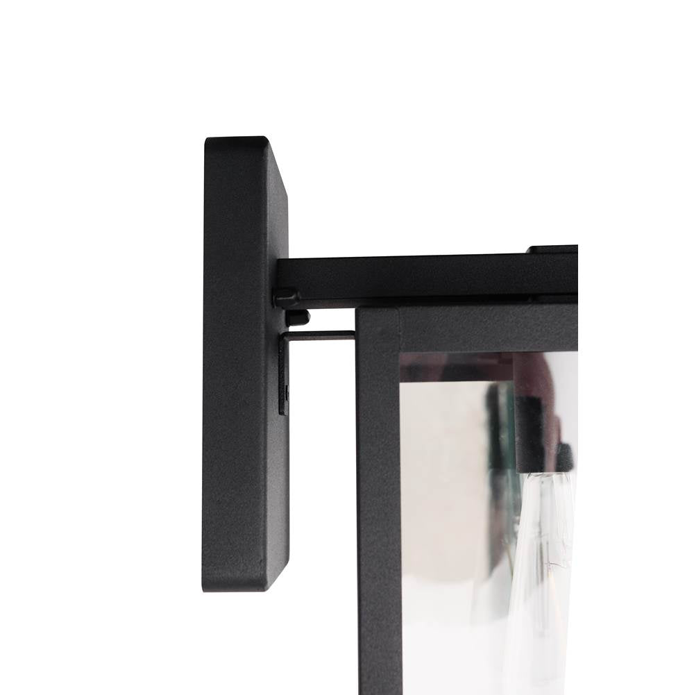Craftmade ZA7114-TB-PC Textured Black Harris 1 Light 15.63'' Outdoor Lantern In Textured Black With Photocell And Dusk-to-dawn Image 2