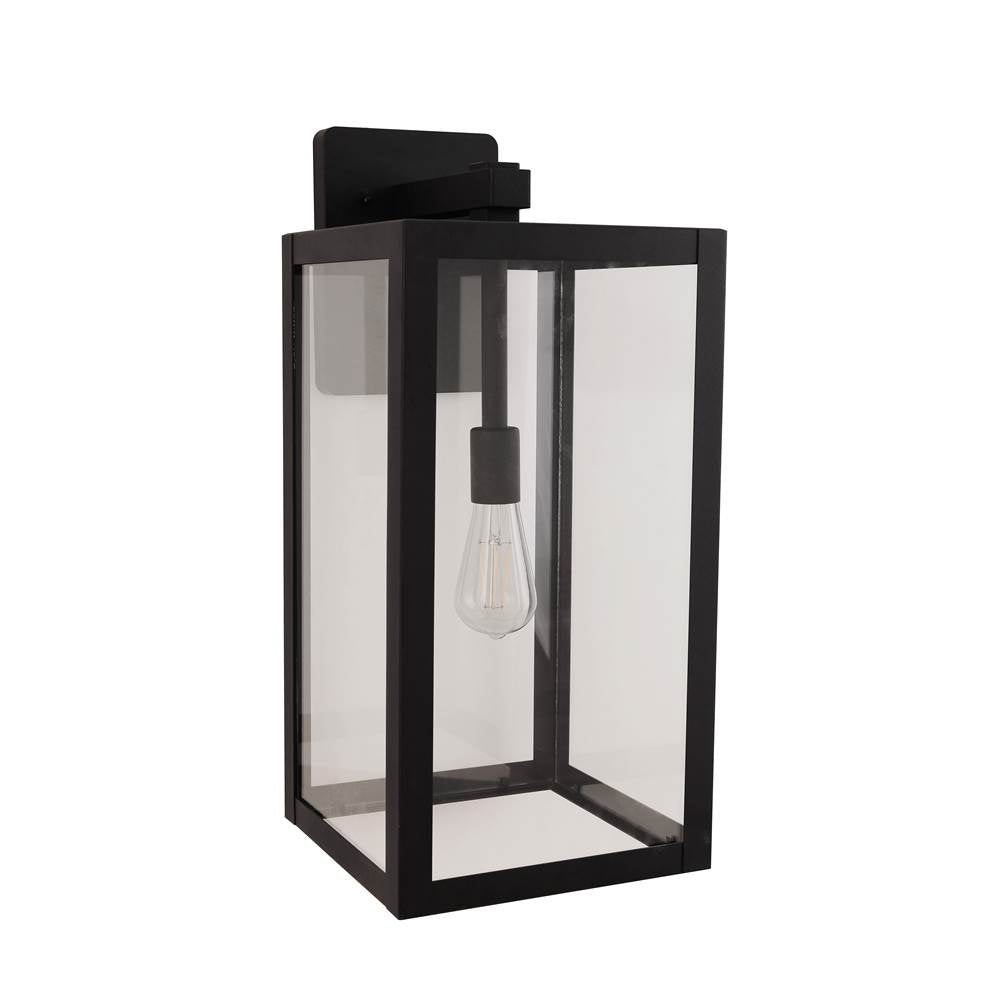 Craftmade Harris 1 Light 22.25'' Outdoor Lantern In Textured Black
