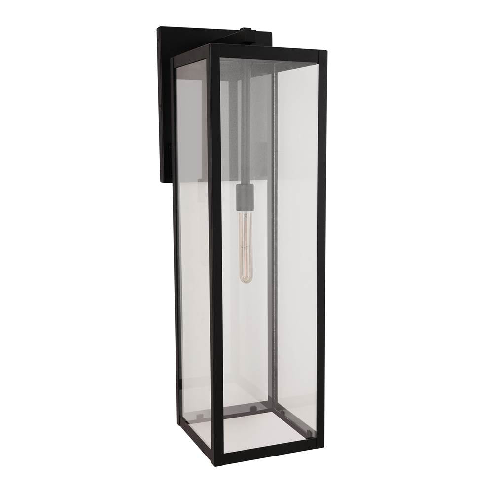 Craftmade Harris 1 Light 30'' Outdoor Lantern In Textured Black