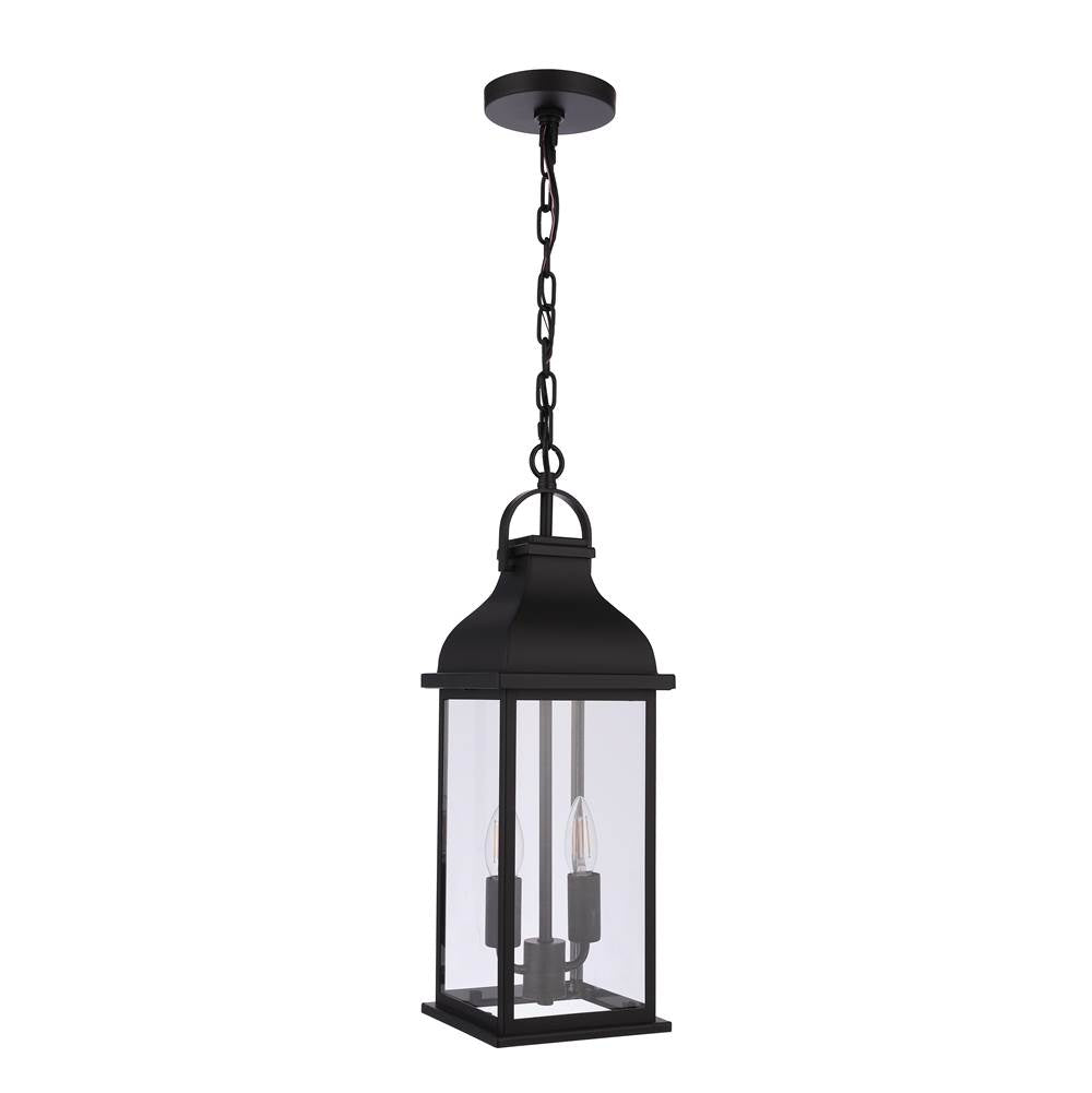 Craftmade Bent Tree Bent Tree 2 Light Outdoor Pendant In Midnight