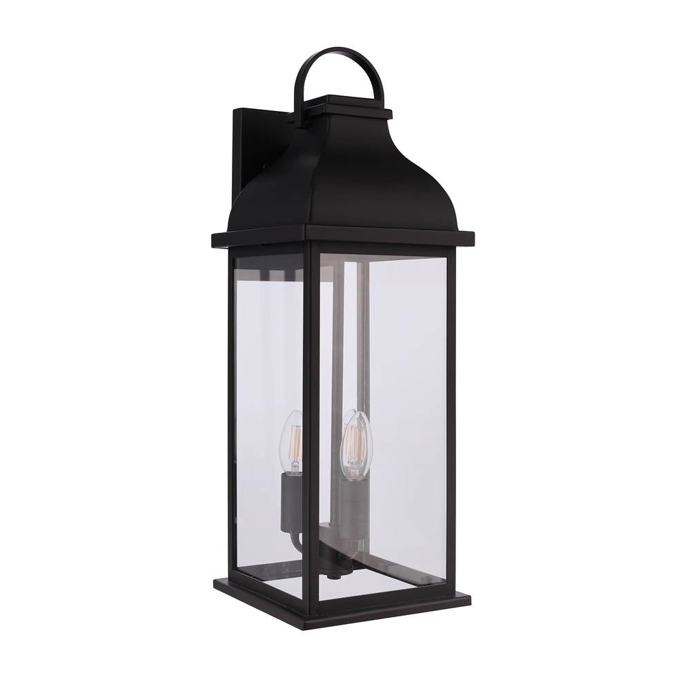 Craftmade Bent Tree Bent Tree 3 Light Outdoor Wall Lantern In Midnight