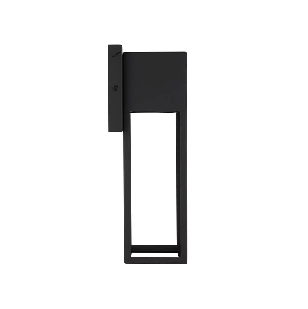 Craftmade ZA7504-MN-LED Midnight Notable 1 Light Outdoor 12'' Led Wall Lantern In Midnight Image 7
