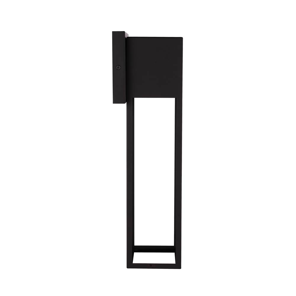 Craftmade ZA7514-MN-LED Midnight Notable 1 Light Outdoor 16'' Led Wall Lantern In Midnight Image 7