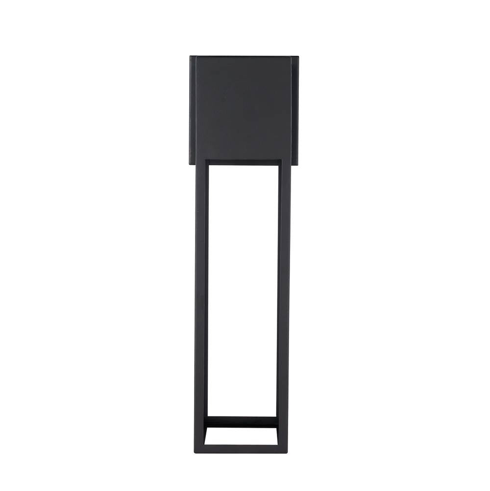 Craftmade ZA7514-MN-LED Midnight Notable 1 Light Outdoor 16'' Led Wall Lantern In Midnight Image 6