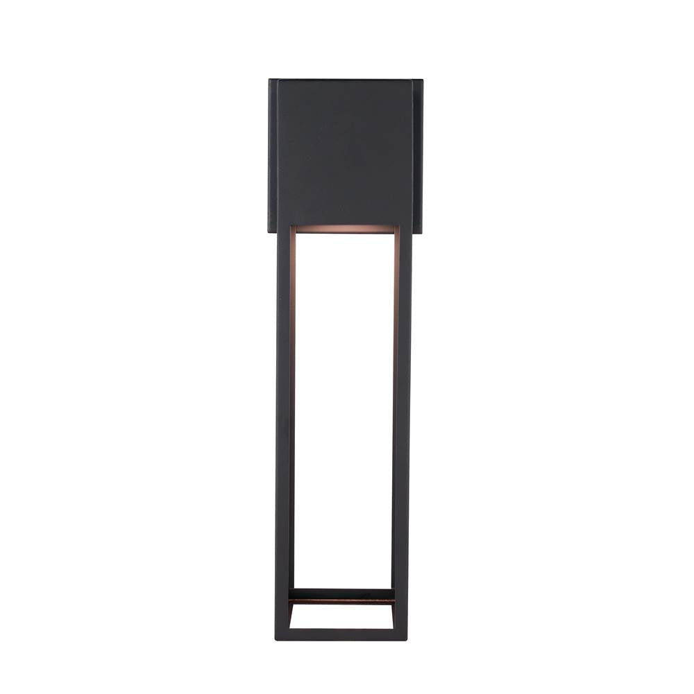 Craftmade ZA7514-MN-LED Midnight Notable 1 Light Outdoor 16'' Led Wall Lantern In Midnight Image 5