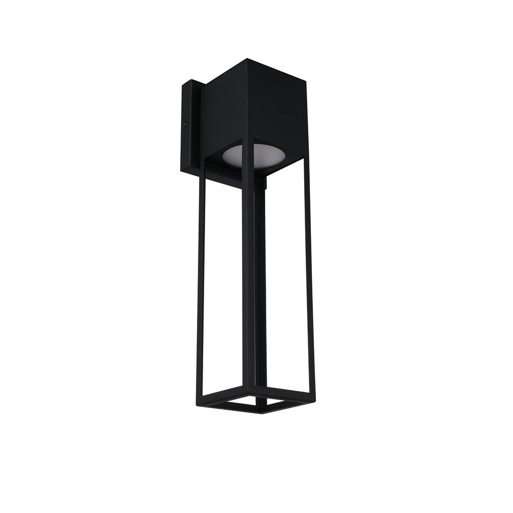 Craftmade ZA7514-MN-LED Midnight Notable 1 Light Outdoor 16'' Led Wall Lantern In Midnight Image 4