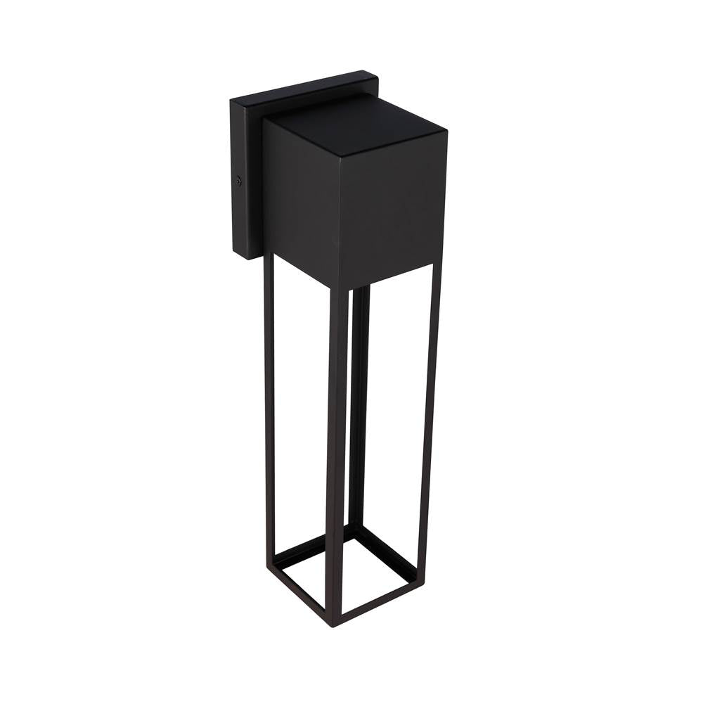 Craftmade ZA7514-MN-LED Midnight Notable 1 Light Outdoor 16'' Led Wall Lantern In Midnight Image 2