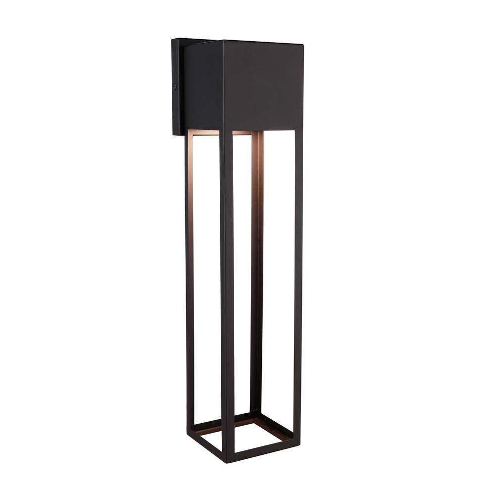 Craftmade Notable 1 Light Outdoor 20'' Led Wall Lantern In Midnight