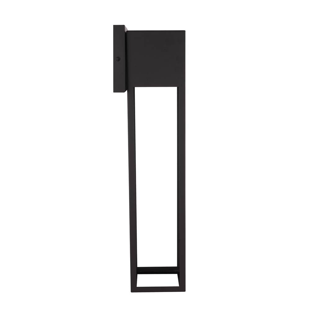 Craftmade ZA7524-MN-LED Midnight Notable 1 Light Outdoor 20'' Led Wall Lantern In Midnight Image 7