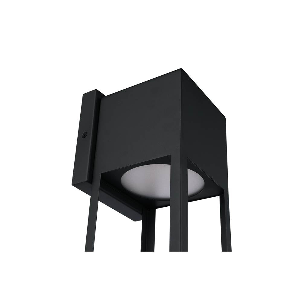 Craftmade ZA7524-MN-LED Midnight Notable 1 Light Outdoor 20'' Led Wall Lantern In Midnight Image 3