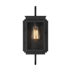 Craftmade Irving 1 Light Outdoor Wall Latern In Textured Black
