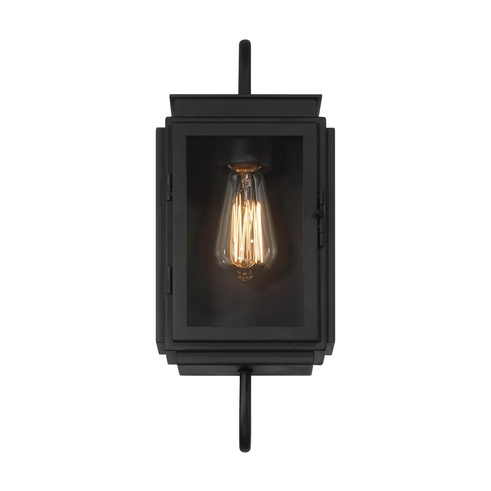 Craftmade ZA7704-TB Textured Black Irving 1 Light Outdoor Wall Latern In Textured Black Image 4