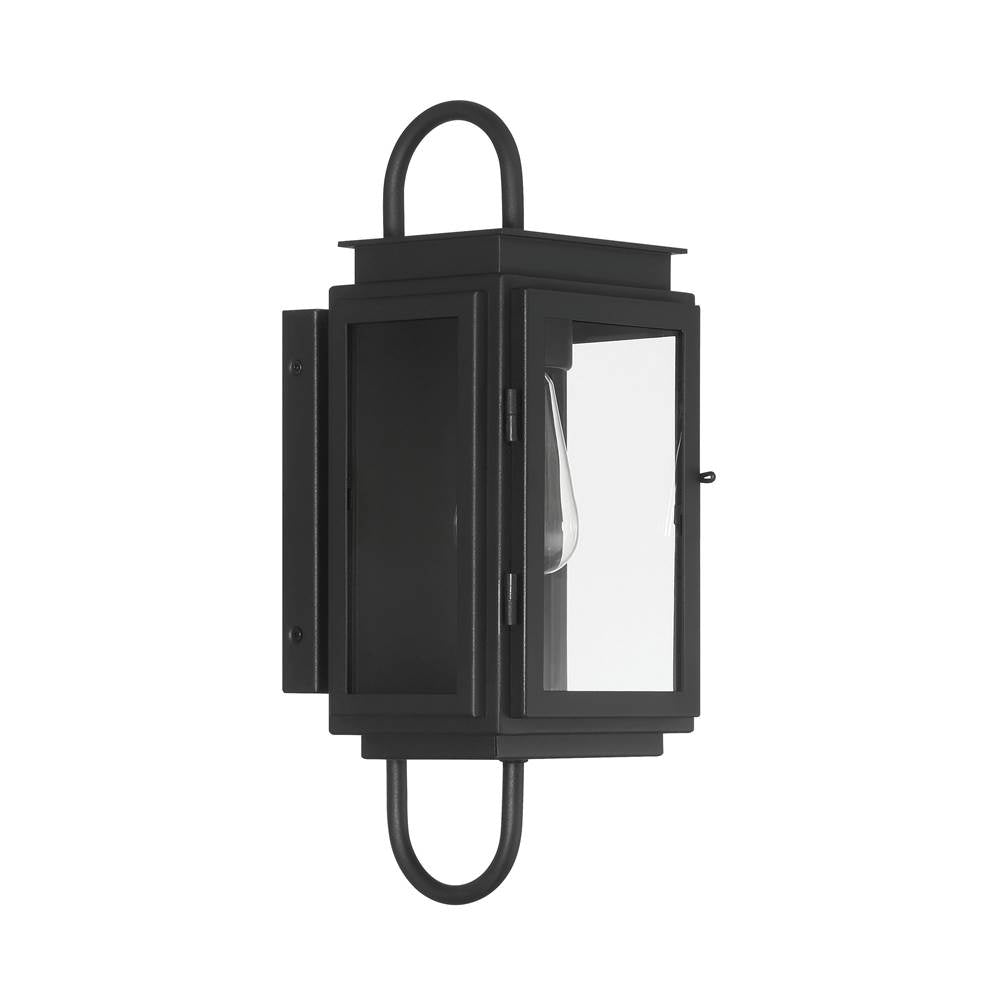 Craftmade ZA7704-TB Textured Black Irving 1 Light Outdoor Wall Latern In Textured Black Image 3
