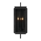 Craftmade Irving 3 Light Outdoor Wall Lantern In Textured Black