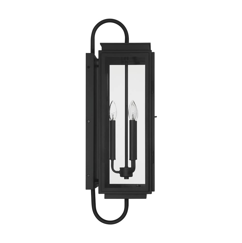 Craftmade ZA7720-TB Textured Black Irving 3 Light Outdoor Wall Lantern In Textured Black Image 3