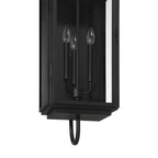 Craftmade ZA7720-TB Textured Black Irving 3 Light Outdoor Wall Lantern In Textured Black Image 2