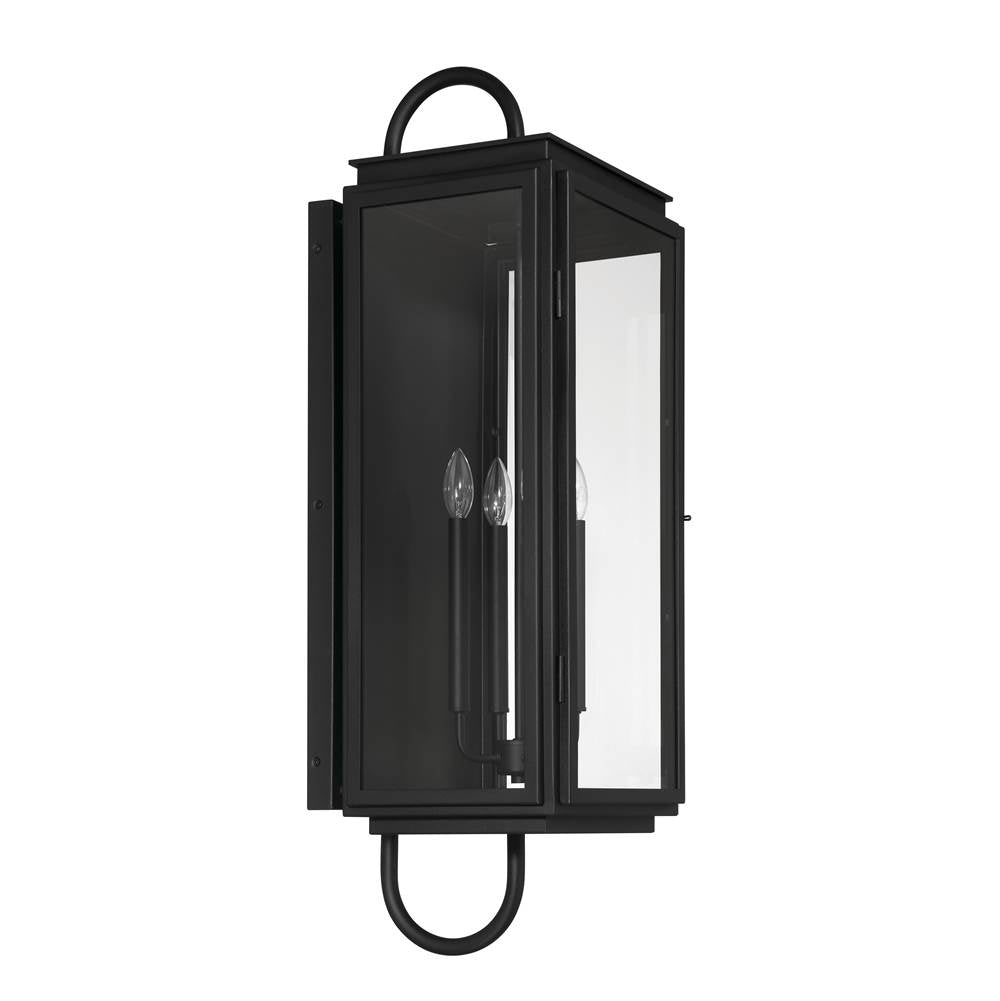 Craftmade ZA7730-TB Textured Black Irving 4 Light Outdoor Wall Lantern In Textured Black Image 3