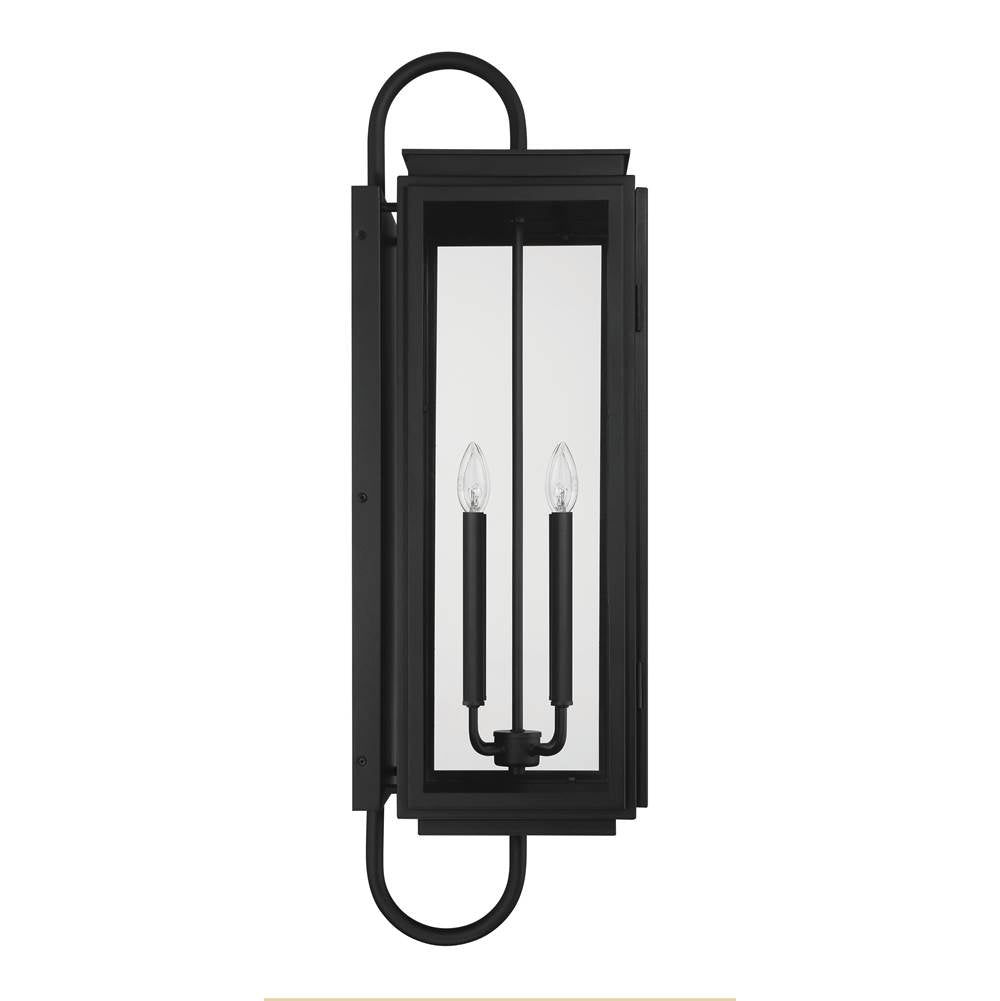 Craftmade ZA7730-TB Textured Black Irving 4 Light Outdoor Wall Lantern In Textured Black Image 2