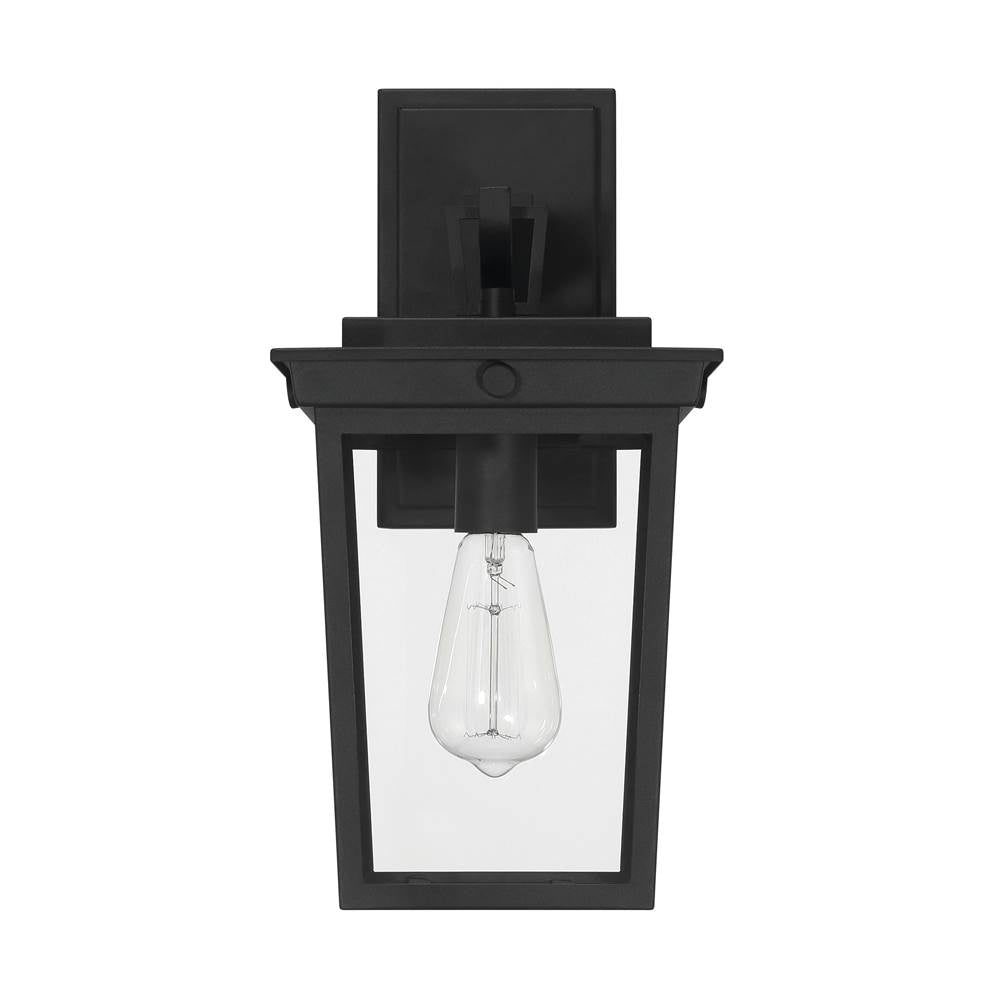 Craftmade ZA7804-TB Textured Black Duncan 1 Light Outdoor Wall Latern In Textured Black Image 1