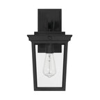 Craftmade ZA7804-TB Textured Black Duncan 1 Light Outdoor Wall Latern In Textured Black Image 1