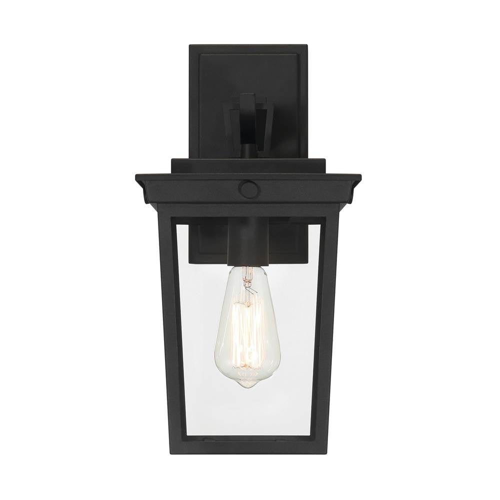 Craftmade Duncan 1 Light Outdoor Wall Latern In Textured Black