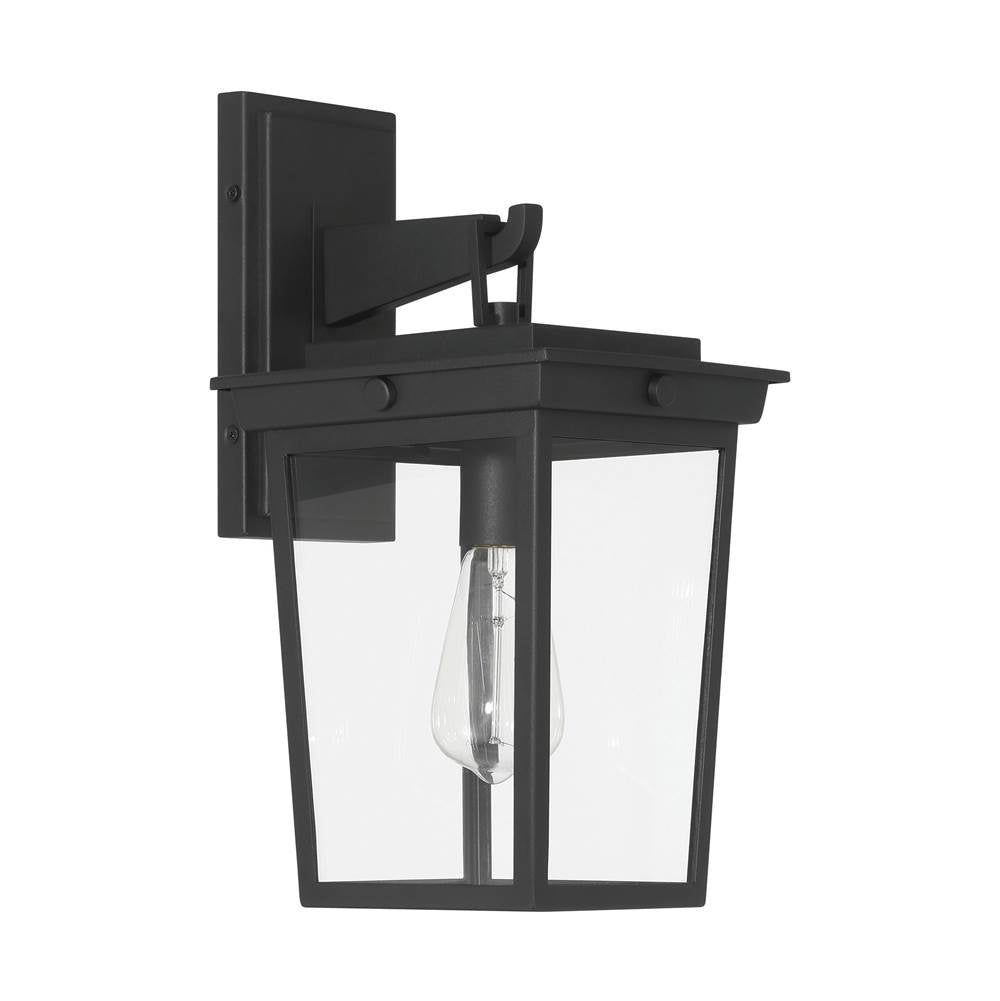 Craftmade ZA7804-TB Textured Black Duncan 1 Light Outdoor Wall Latern In Textured Black Image 4