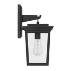 Craftmade ZA7804-TB Textured Black Duncan 1 Light Outdoor Wall Latern In Textured Black Image 3