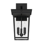Craftmade ZA7814-TB Textured Black Duncan 3 Light Outdoor Wall Lantern In Textured Black Image 6