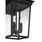 Craftmade ZA7814-TB Textured Black Duncan 3 Light Outdoor Wall Lantern In Textured Black Image 2
