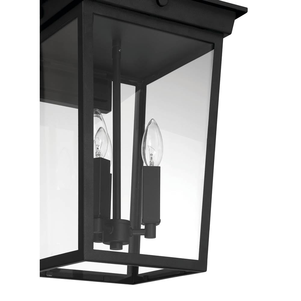 Craftmade ZA7814-TB Textured Black Duncan 3 Light Outdoor Wall Lantern In Textured Black Image 2