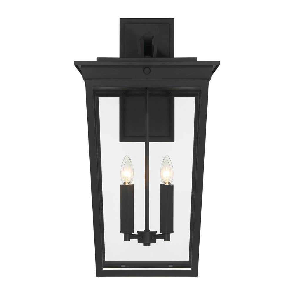 Craftmade Duncan 4 Light Outdoor Wall Lantern In Textured Black