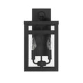 Craftmade ZA7904-TB Textured Black O'neal 15'' 2 Light Outdoor Wall Lantern In Textured Black Image 1