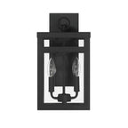Craftmade ZA7904-TB Textured Black O'neal 15'' 2 Light Outdoor Wall Lantern In Textured Black Image 1