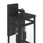 Craftmade ZA7904-TB Textured Black O'neal 15'' 2 Light Outdoor Wall Lantern In Textured Black Image 2