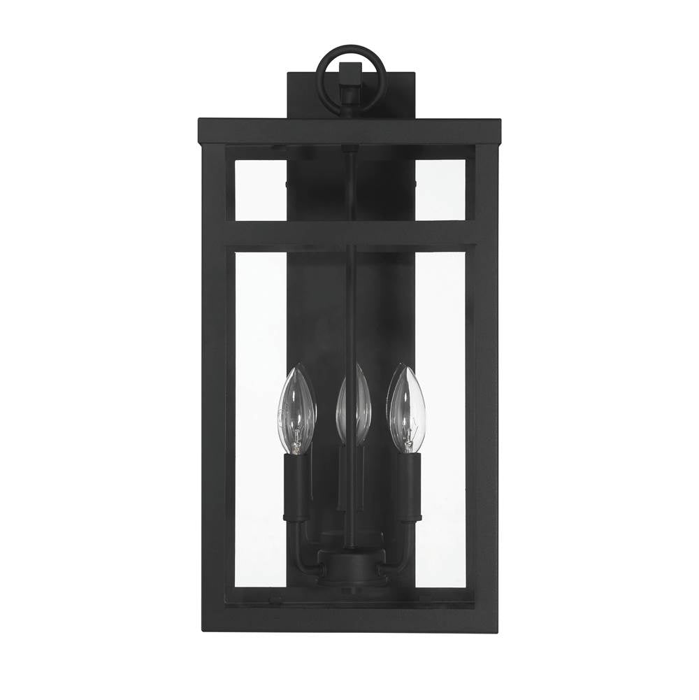 Craftmade ZA7914-TB Textured Black O'neal 21'' 2 Light Outdoor Wall Lantern In Textured Black Image 1