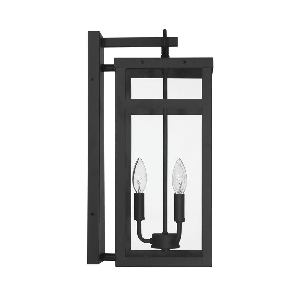 Craftmade ZA7914-TB Textured Black O'neal 21'' 2 Light Outdoor Wall Lantern In Textured Black Image 2