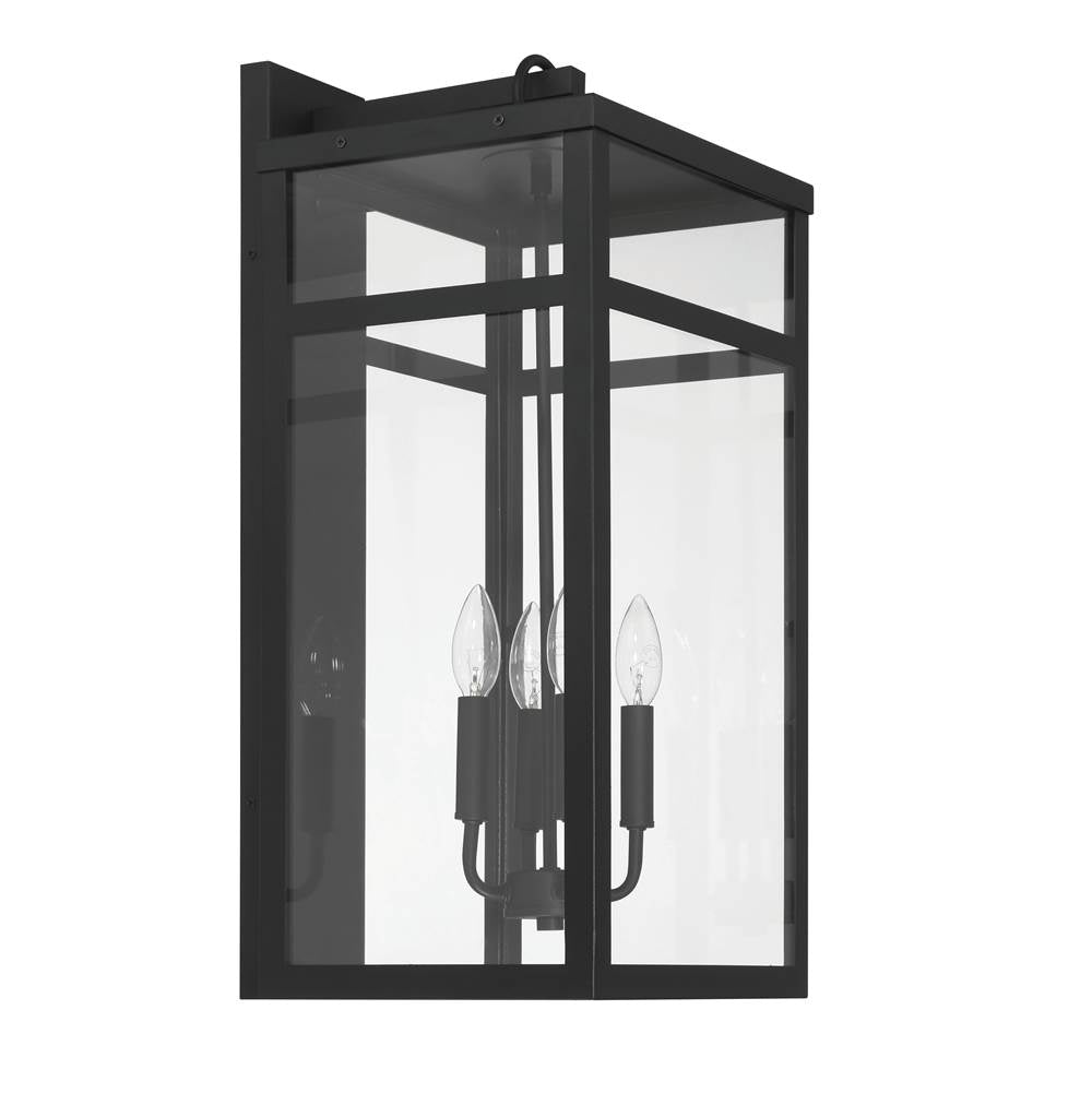Craftmade ZA7924-TB Textured Black O'neal 25.5'' 4 Light Outdoor Wall Lantern In Textured Black Image 3