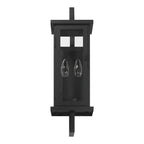 Craftmade ZA8000-TB Textured Black Jordan 2 Light Outdoor Wall Lantern In Textured Black Image 5