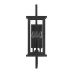 Craftmade ZA8010-TB Textured Black Jordan 3 Light Outdoor Wall Lantern In Textured Black Image 1
