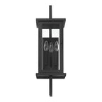 Craftmade ZA8010-TB Textured Black Jordan 3 Light Outdoor Wall Lantern In Textured Black Image 5