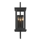 Craftmade ZA8010-TB Textured Black Jordan 3 Light Outdoor Wall Lantern In Textured Black Image 4