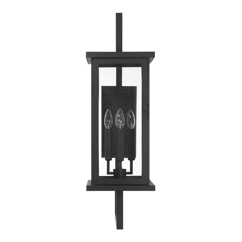 Craftmade ZA8020-TB Textured Black Jordan 32.5'' 4 Light Outdoor Wall Lantern In Textured Black Image 1