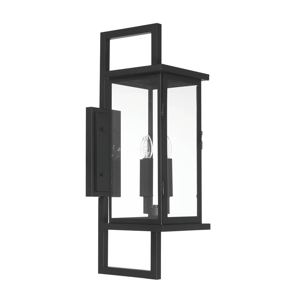 Craftmade ZA8020-TB Textured Black Jordan 32.5'' 4 Light Outdoor Wall Lantern In Textured Black Image 4