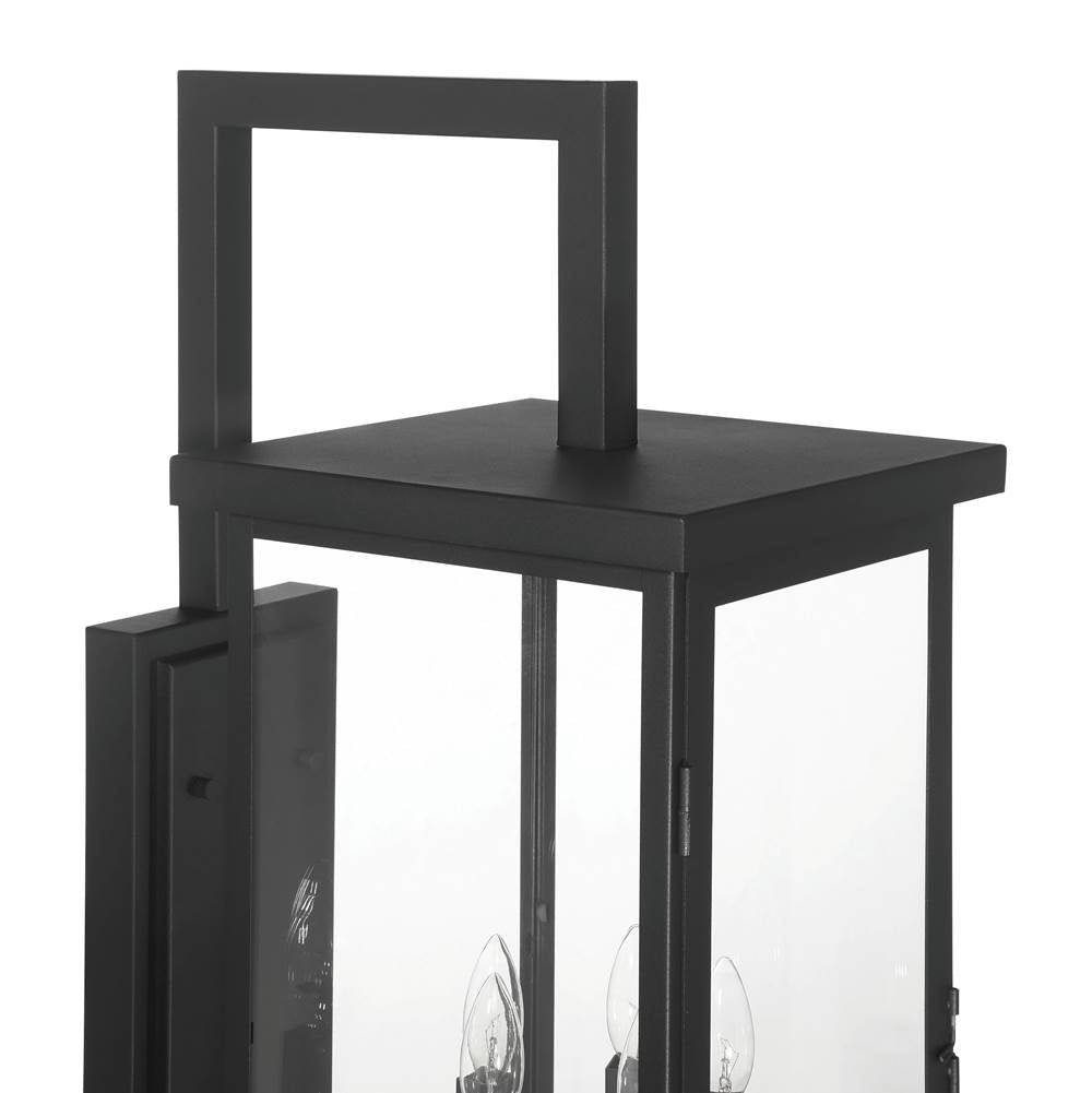 Craftmade ZA8030-TB Textured Black Jordan 38'' 4 Light Outdoor Wall Lantern In Textured Black Image 2