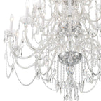 Crystorama 1156-CH-CL-MWP Polished Chrome Traditional Crystal 25 Light Polished Chrome Chandelier Image 3